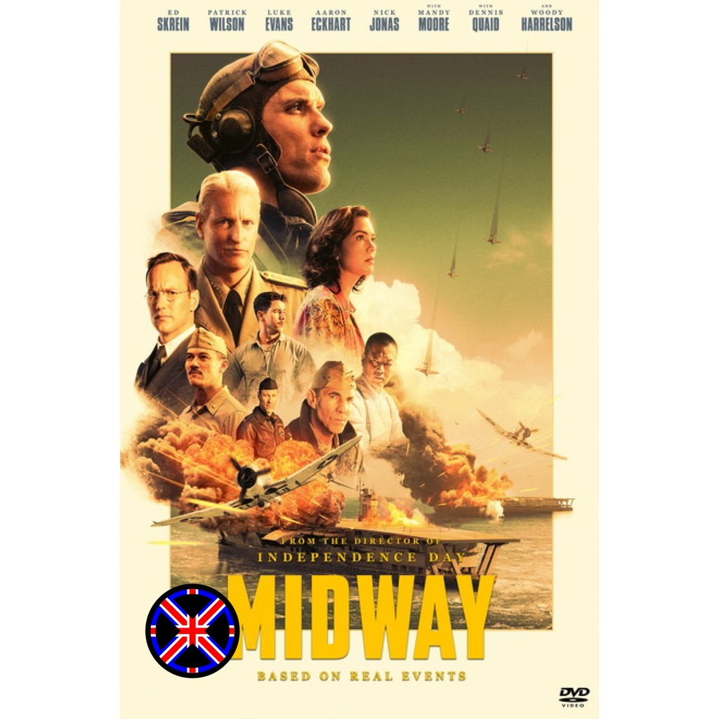 DVD หนัง เสียงไทย Midway (2019) อเมริกาถล่มญี่ปุ่น