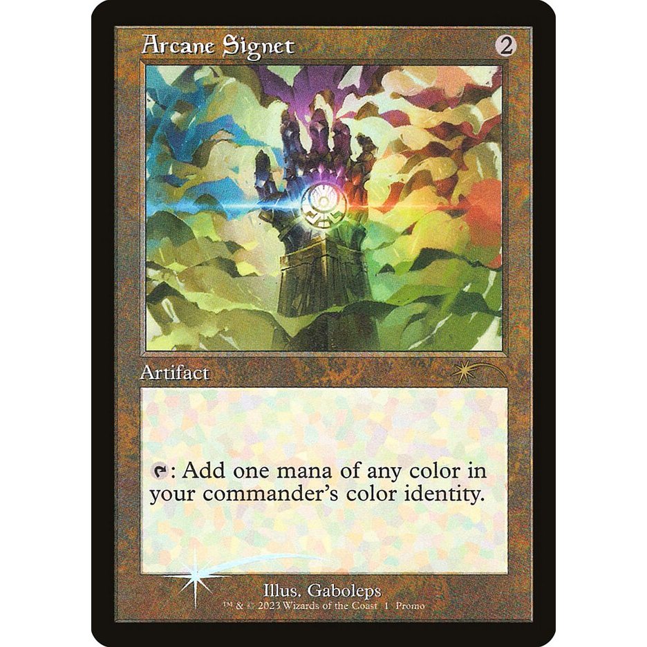 Arcane Signet การ์ด Magic the Gathering [MTG] ของแท้