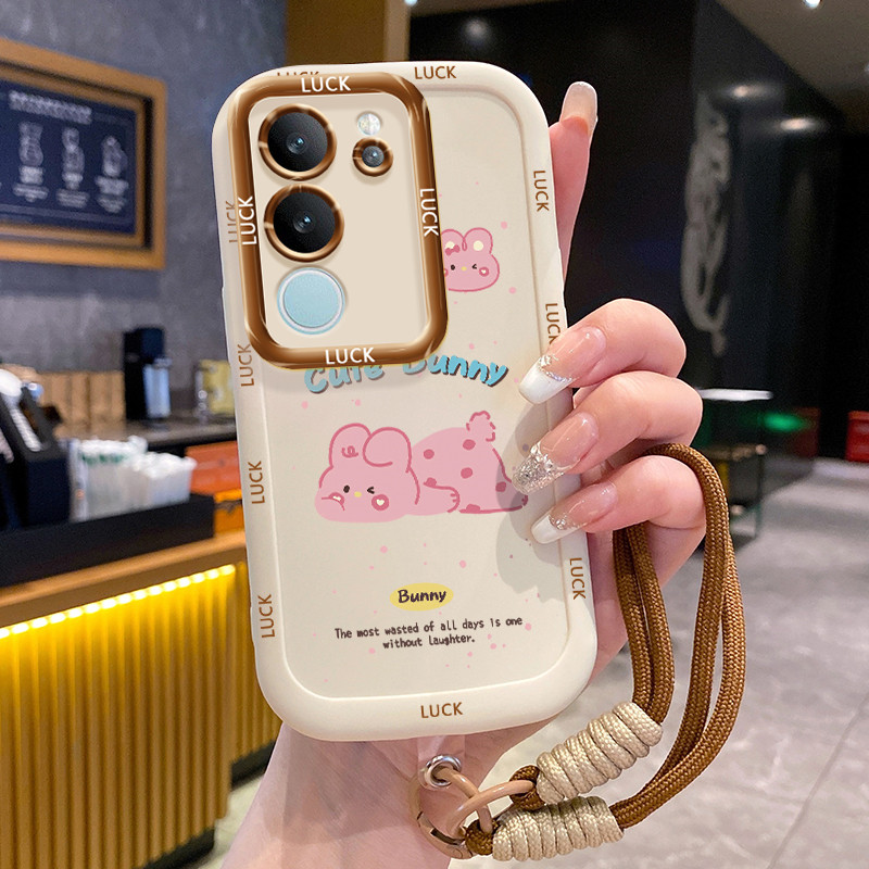 VIVO V29 5G V29E 5G V29 Pro 5G Case สุนัขน่ารักพร้อมเชือกเส้นเล็ก