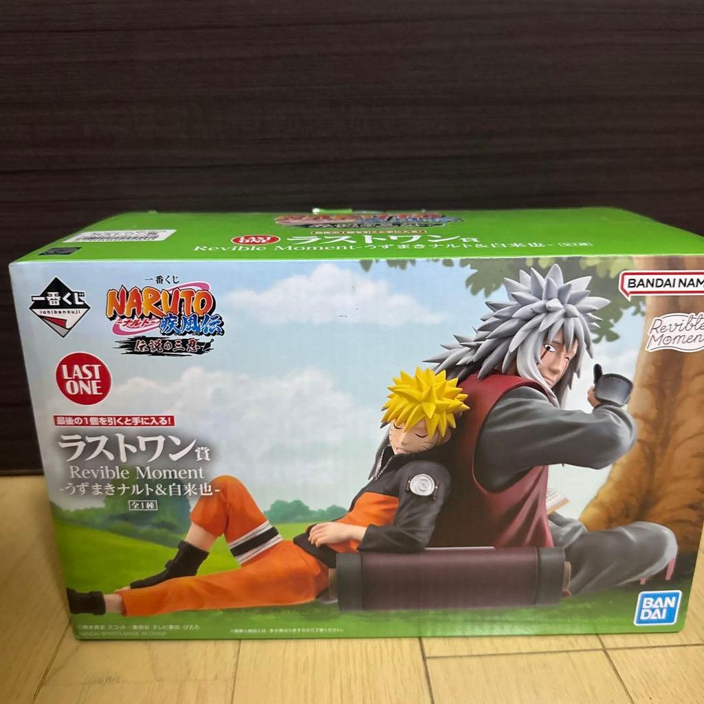 【Direct from Japan】Ichiban Kuji Naruto Shippuden: สาม Sannin ในตำนาน - Uzumaki Naruto & Jiraiya - รา