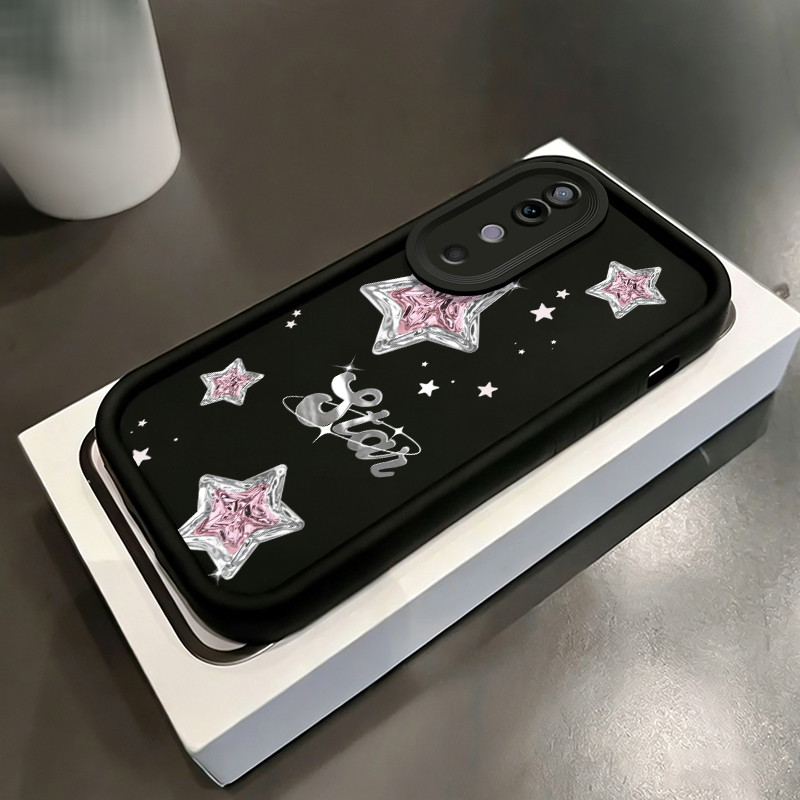 HP เคสโทรศัพท์สําหรับ VIVO V40 5G V40 Pro 5G V40 Lite 5G Y200 5G Y300 5G กรณี 2 สี Star Sparkling So
