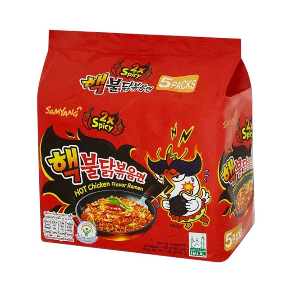 🐙 ซัมยัง ฮ็อตชิคเค่น เอ็กซ์ตรีม 140กX5 🐟 SAMYANG EXTREME HOT CHICKEN RAMEN 140X5 🐞   🐒