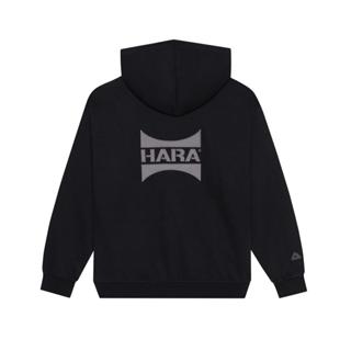 HARA Hoodies Classic เสื้อฮู้ดกันหนาว ปักลายฮาร่า Wings สีดำ…
