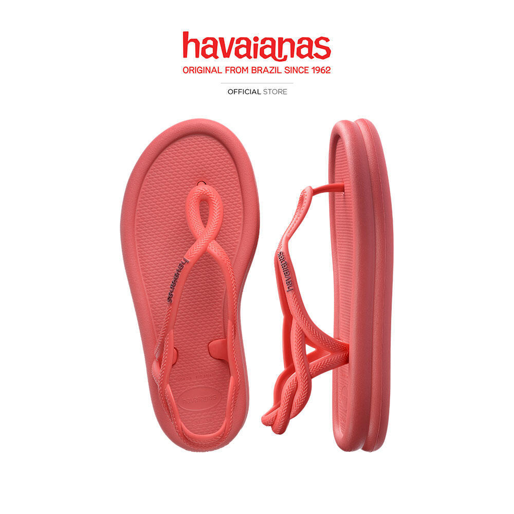 HAVAIANAS รองเท้าแตะ Luna Puffed Tropical Coral Pink 415026492601F_S6PIXX