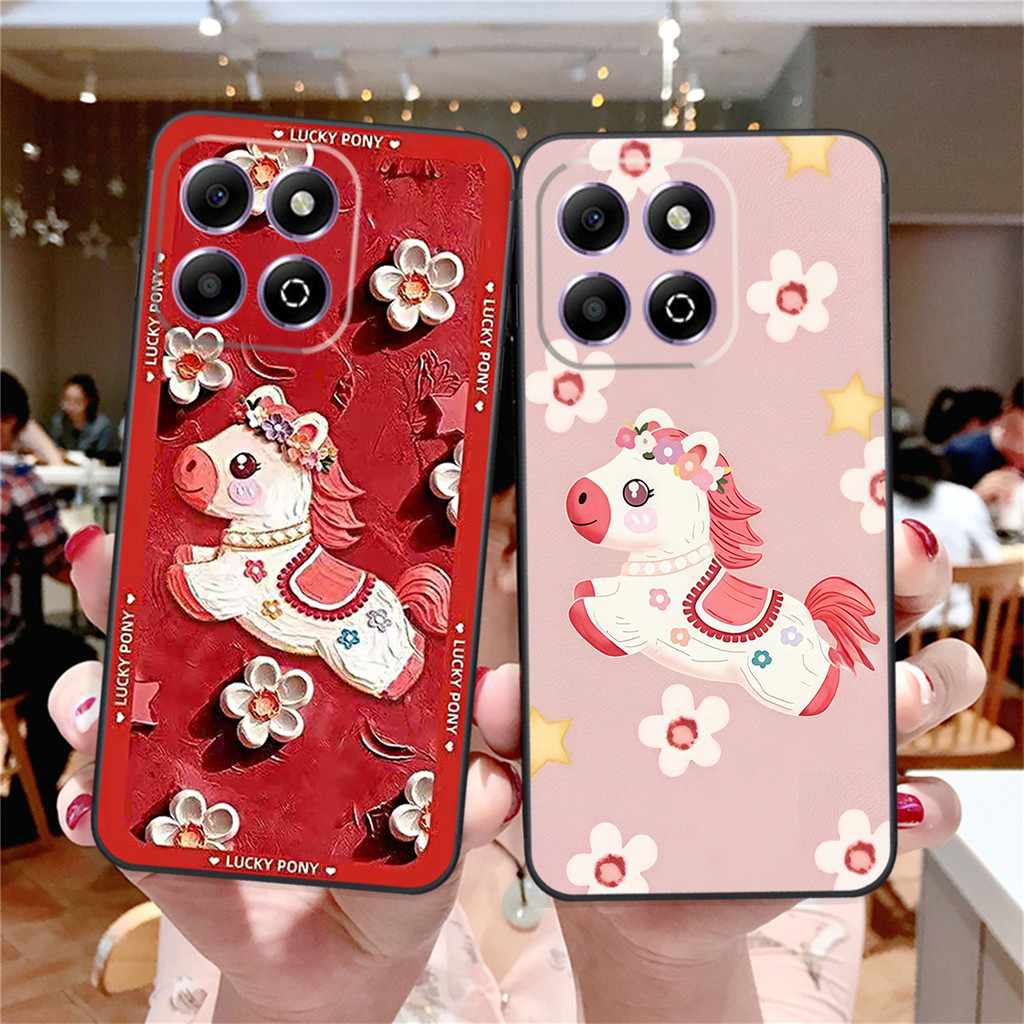 เคส Honor X6b/ X8b / X8C / X5b / X5b Plus ลายม้าลัคกี้ปีใหม่น่ารัก
