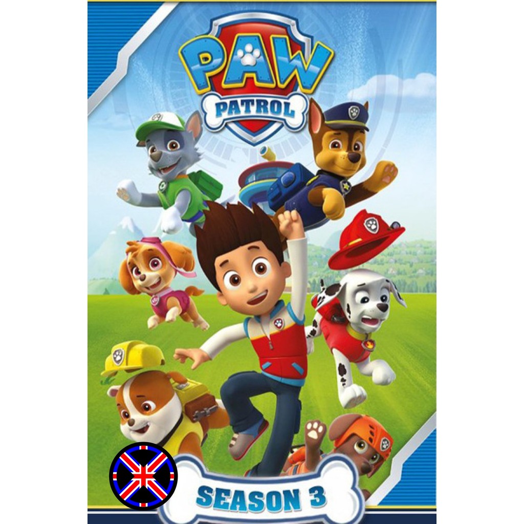 DVD การ์ตูน เสียงไทยทุกแผ่น ขบวนการสี่ขาผจญภัย ปี 3 PAW Patrol Season 3 (26 ตอนจบ)