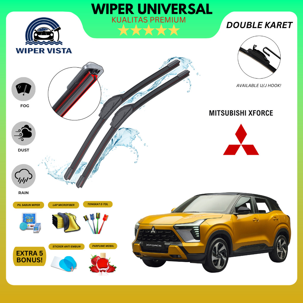 ที่ปัดน้ําฝน Mitsubishi XForce Dual ฟรี 5 โบนัส