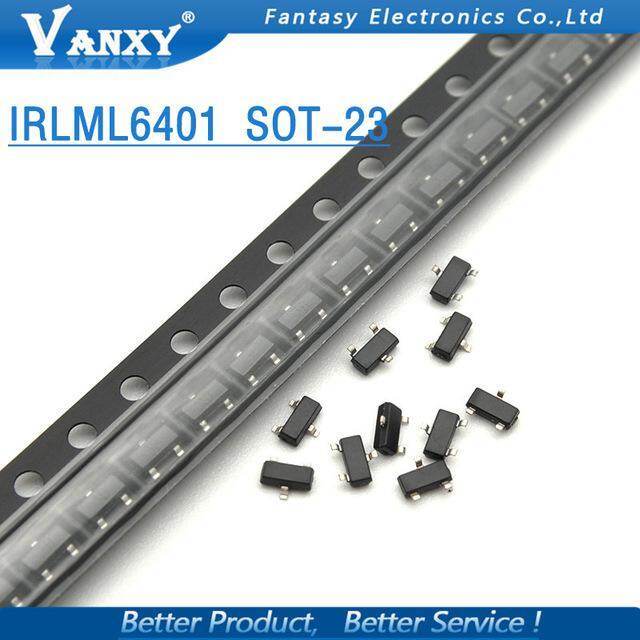 20 ชิ้น IRLML6401TRPBF SOT23 IRLML6401TR SOT IRLML6401 SOT-23 SMD IC ใหม่และต้นฉบับ