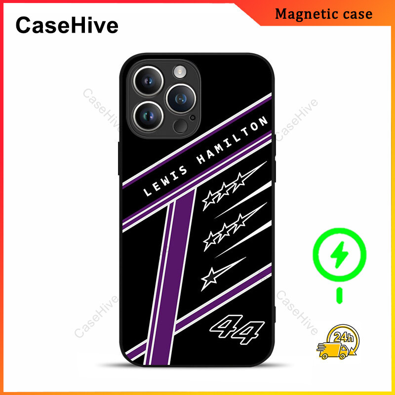 Lewis Hamilton Helmet Phone Case for iPhone 17 Pro Max / iPhone 16 Pro Max / 15 Pro Max / 13 / Samsu