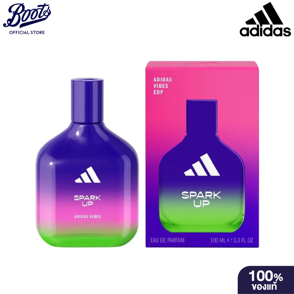 Adidas Vibes Edp Spark Up 100Ml อาดิดาส ไวบส์ สปาร์ค อัพ โอ เดอ พาร์ฟูม 100 มล.