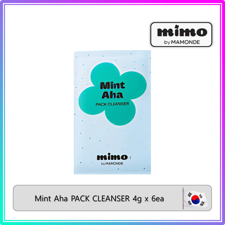 [mimo by MAMONDE] Mint Aha PACK CLEANSER 4g x 6ea
