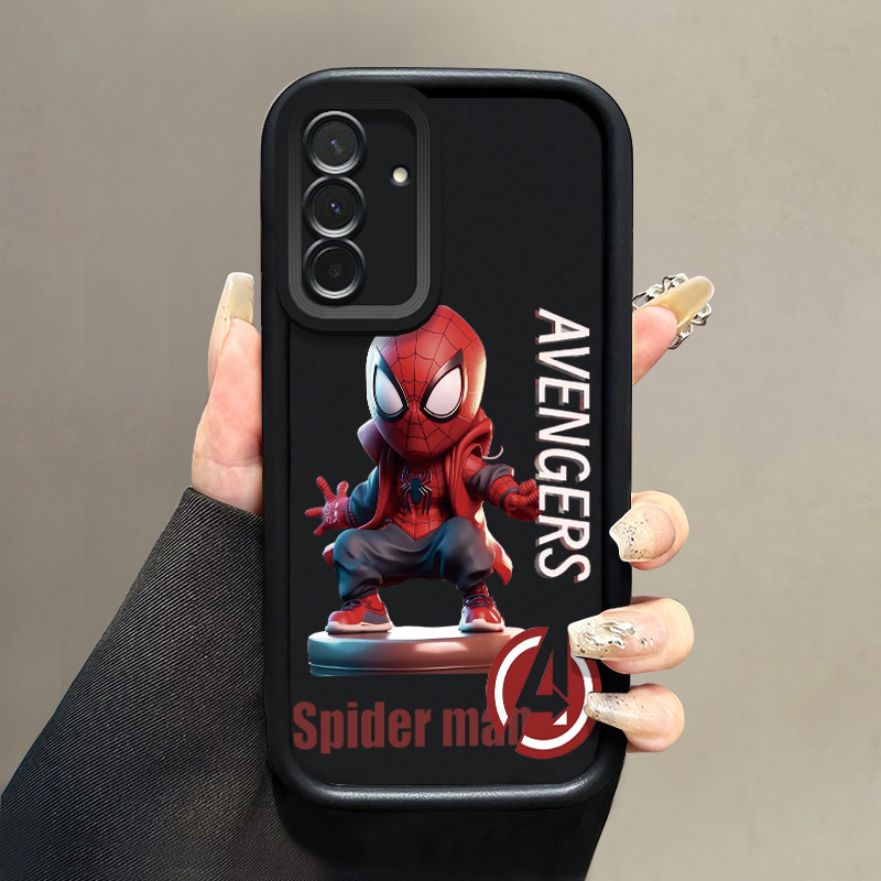 ปลอก Hp สําหรับ Samsung A36 5G A26 5G A56 5G กรณีการ์ตูนน่ารัก spider ตัวอักษรรุ่น Q รักโทรศัพท์ซิลิ