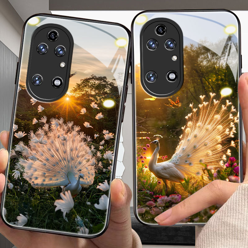 เคสนกยูงสําหรับ huawei p50,p10,p20,p30,p40,Y8S,Y7/a/p,y6,x8,x6a,9x,magic5pro,90/lite,x9/y6a,y4),y6a,