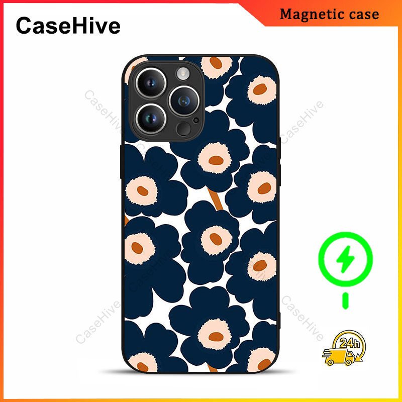 เคสโทรศัพท์ดอกไม้สําหรับ iPhone 17 Pro Max / iPhone 16 Pro Max / 15 Pro Max / 13 / Samsung Galaxy S2