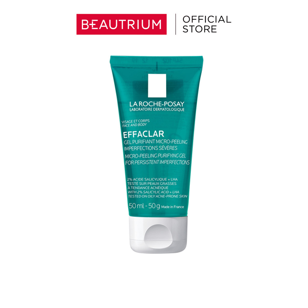 LA ROCHE-POSAY Micro-Peeling Purifying Gel 50ml  ผลิตภัณฑ์ทำความสะอาดผิวหน้า