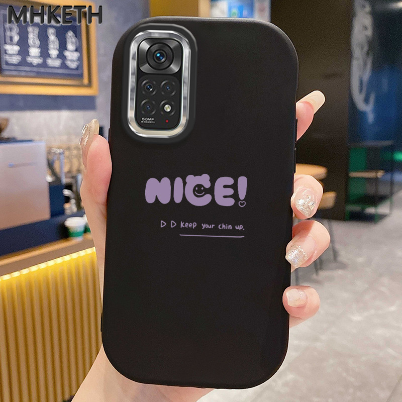 MHKETH เคสสำหรับ Xiaomi Redmi Note 11 Pro Note 11s Note 11 Pro 5G เคสโทรศัพท์ซิลิโคนกันกระแทกเรียบง่ายและมีสไตล์