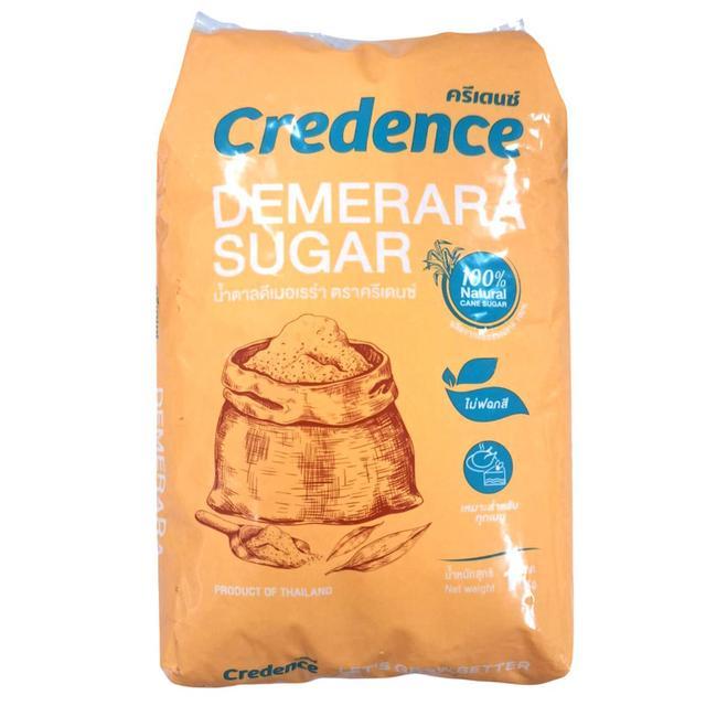 🎐 ครีเดนซ์น้ำตาลดีเมอเรร่า 1กก. 🌸 8850456106137 🌼 Credence Demerara Sugar 1kg. 🌿 Mashopzee