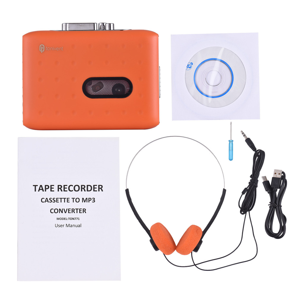 Torachel1-PH Tonivent Portable Cassette to MP3 Player Mini T