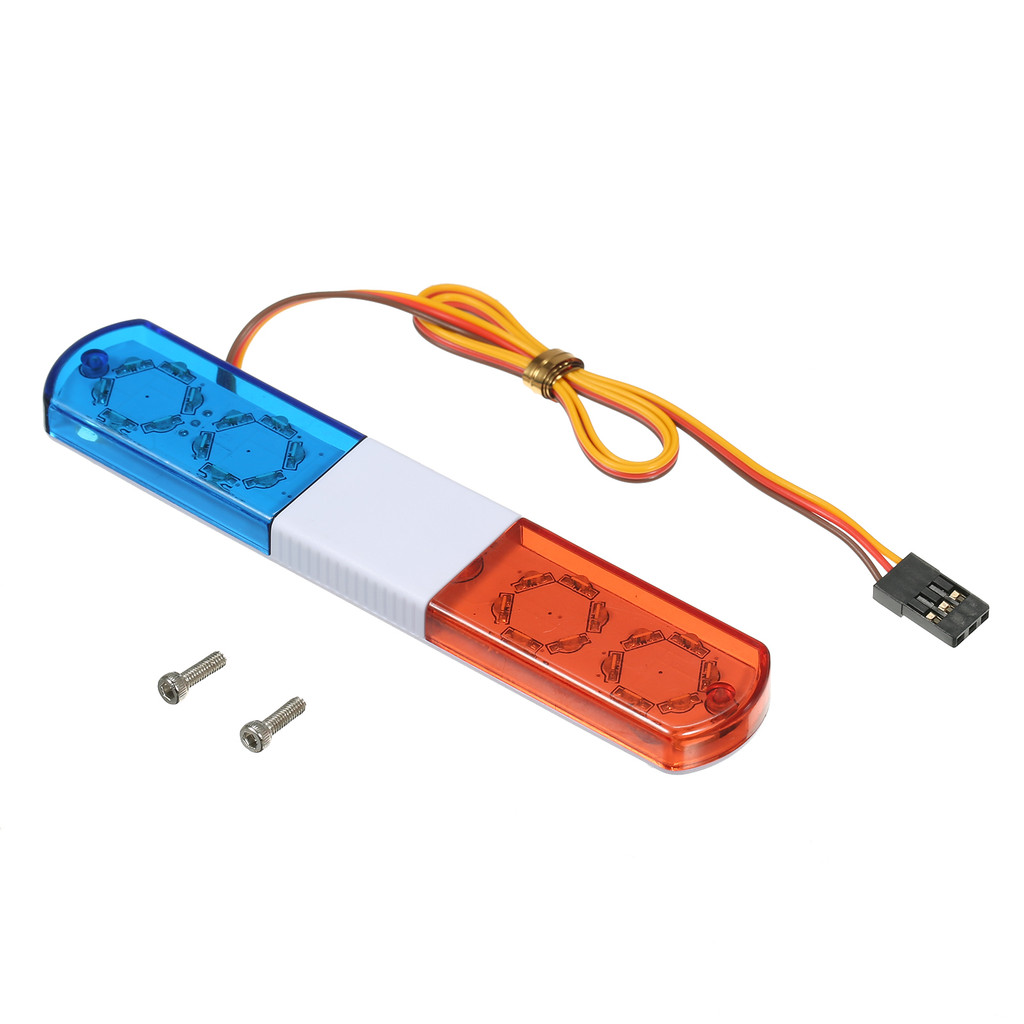 [2026 คลังสินค้าพร้อม] ไฟตํารวจ LED การเปลี่ยนโคมไฟรถยนต์ RC สําหรับ WPL D12 Drift Off-road