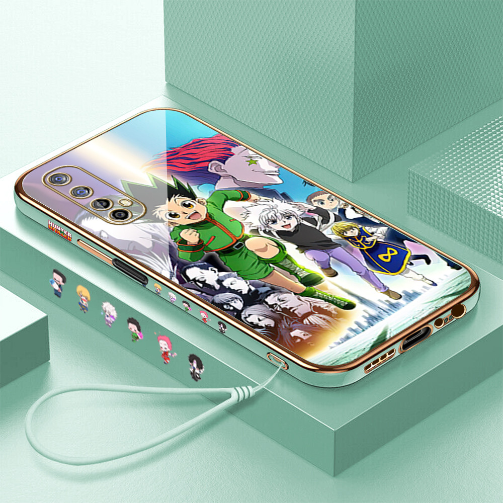 LOKAL [จัดส่งในพื้นที่] Realme 7 8 9 10 Pro + 5G 7I 8I 9I V13 Q5 K10X 5G Casing HP HUNTERxHUNTER All