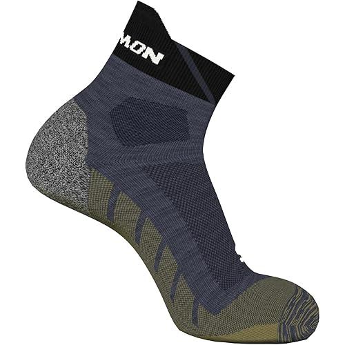 [Direct from JP] Salomon Men's SPEEDCROSS ANKLE Socks, LC2256300, India Ink/Black/Dried Herb, Size S