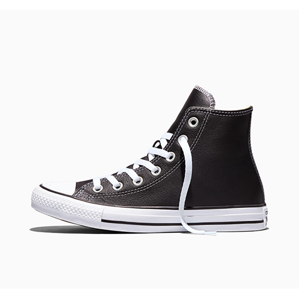 CONVERSE حذاء All Star Leather Hi — أسود — صورة 5