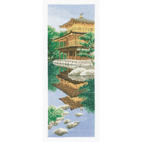 PINN SHOP ชุดปักครอสติช : เฮริเทจ International - GOLDEN PAVILION - ผ้า 14 cnt [HS-JC564B]