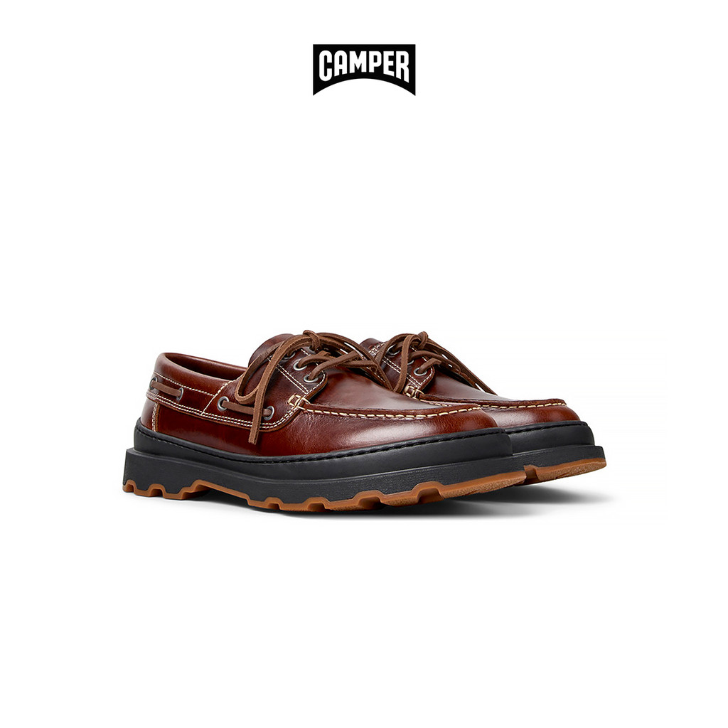 CAMPER รองเท้าทางการ ผู้ชาย รุ่น Brutus+ สีน้ำตาล ( DRS -  K101067-001 )