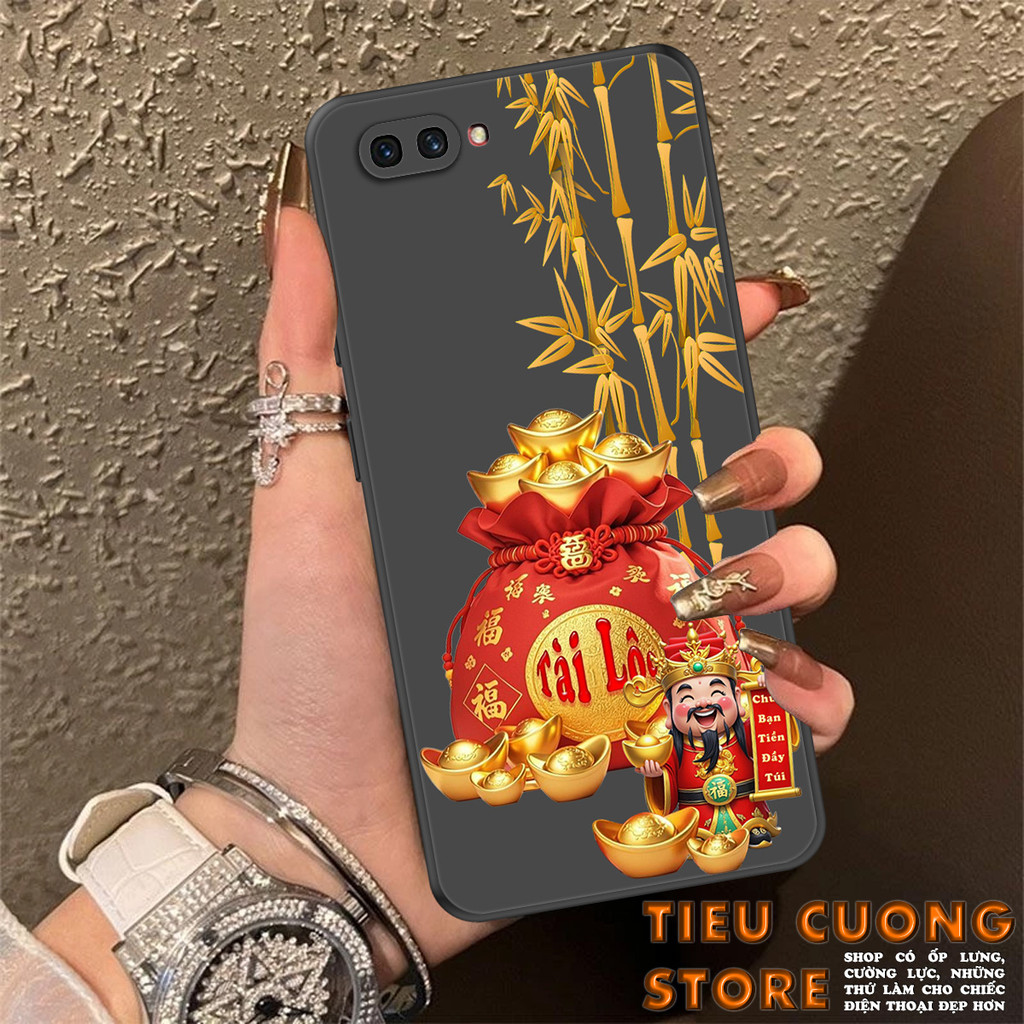 เคสสําหรับ Oppo A1K/A3S พิมพ์ภาพ FORTUNE, GOD OF WEALTH, LUCKY