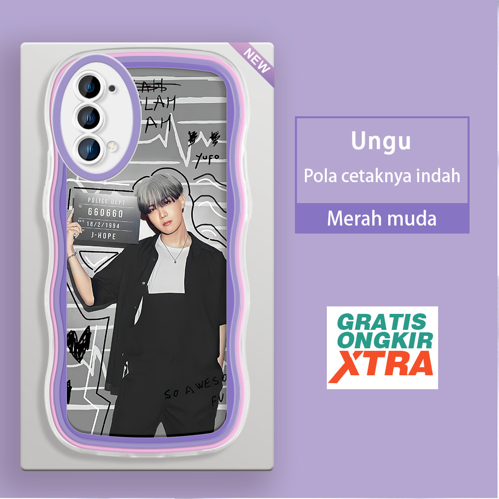 OPPO Reno 2 2Z 3 4 4F 5K 7 8 4G 8T 7Z 8Z A1 Pro 5G 4G J-hopy รูปแบบ BTS Jung Ho-seok สีสัน Wave Bord
