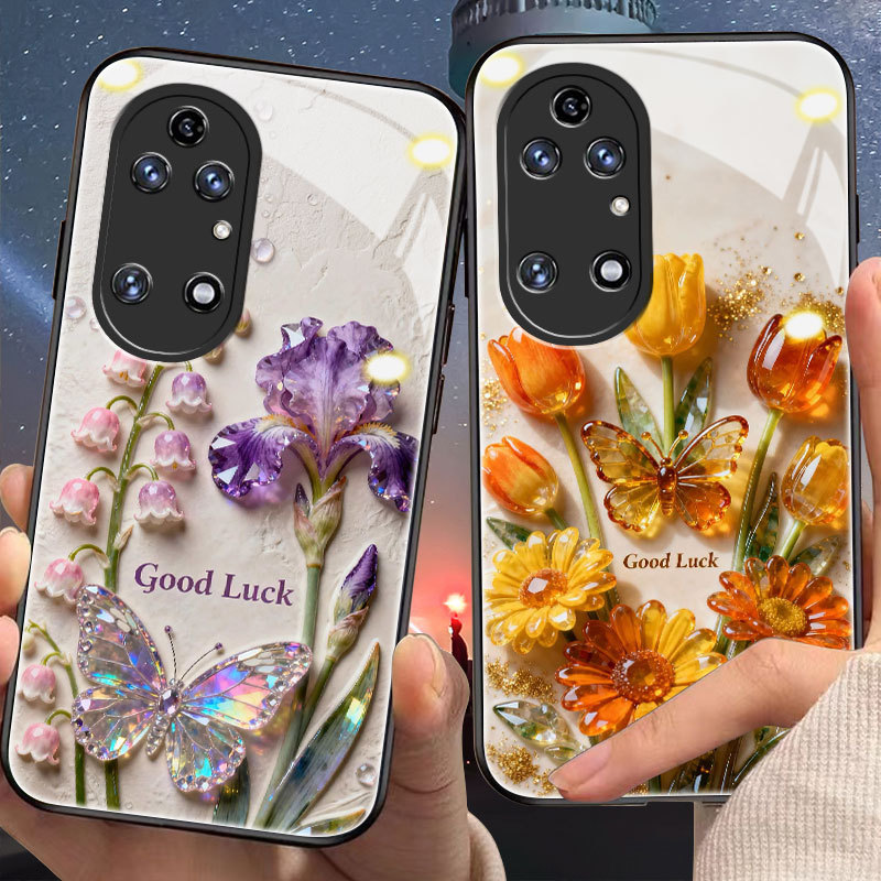 Flower Casing for huawei p50,p10,p20,p30,p40,Y8S,Y7/a/p,y6,x8,x6a,9x,magic5pro,90/lite,x9/y6a,y6a,y3