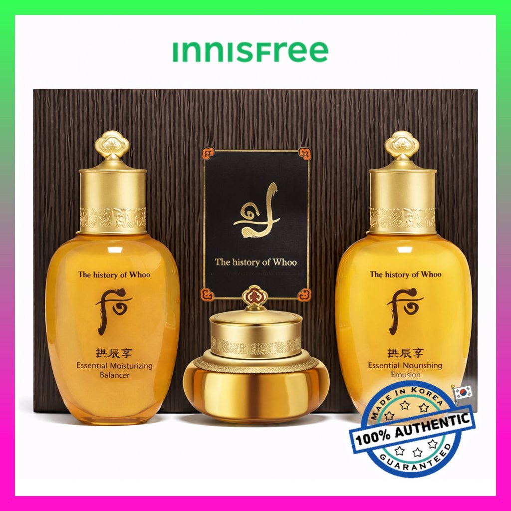[The Whoo] GongJinHyang ชุดของขวัญพิเศษ 3 ชิ้น (Balancer 20ml+Emulsion 20ml+ครีม 4ml) #227