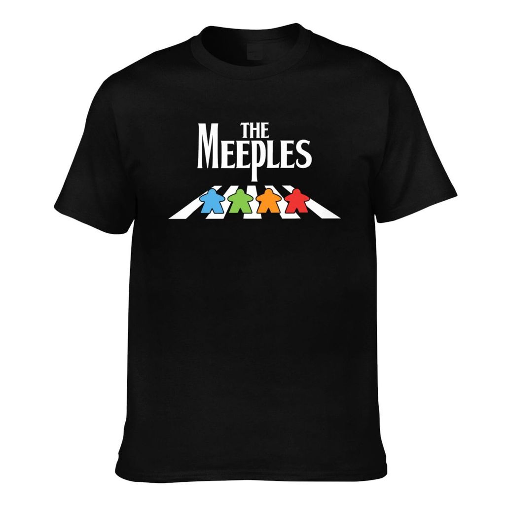 คุณภาพดี The Meeples Board Game Board Gamer Mens Cool T-Shirt