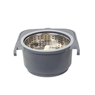 ชุดถังปั่นม็อบ พร้อมอะไหล่ผ้า 2 ชิ้น KASSA HOME รุ่น 6888888 สีเทา