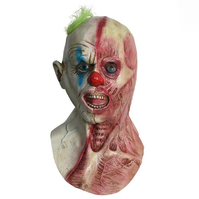 Joker Double Peeled หน้ากากฮาโลวีน Latex Joker Double Layer Ripped Mask Magnetic Blood Double Mask ส