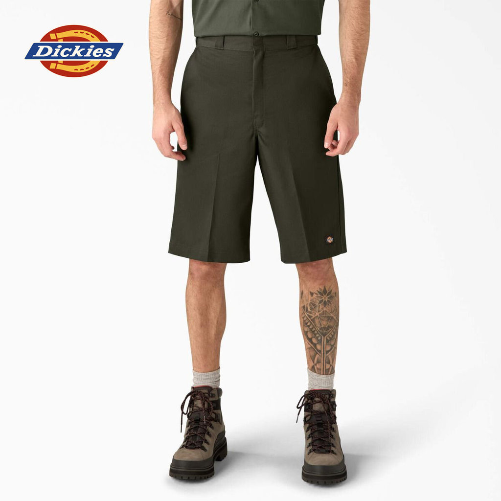 DICKIES MEN'S SHORTS - OLIVE GREEN กางเกงขาสั้น ผู้ชาย