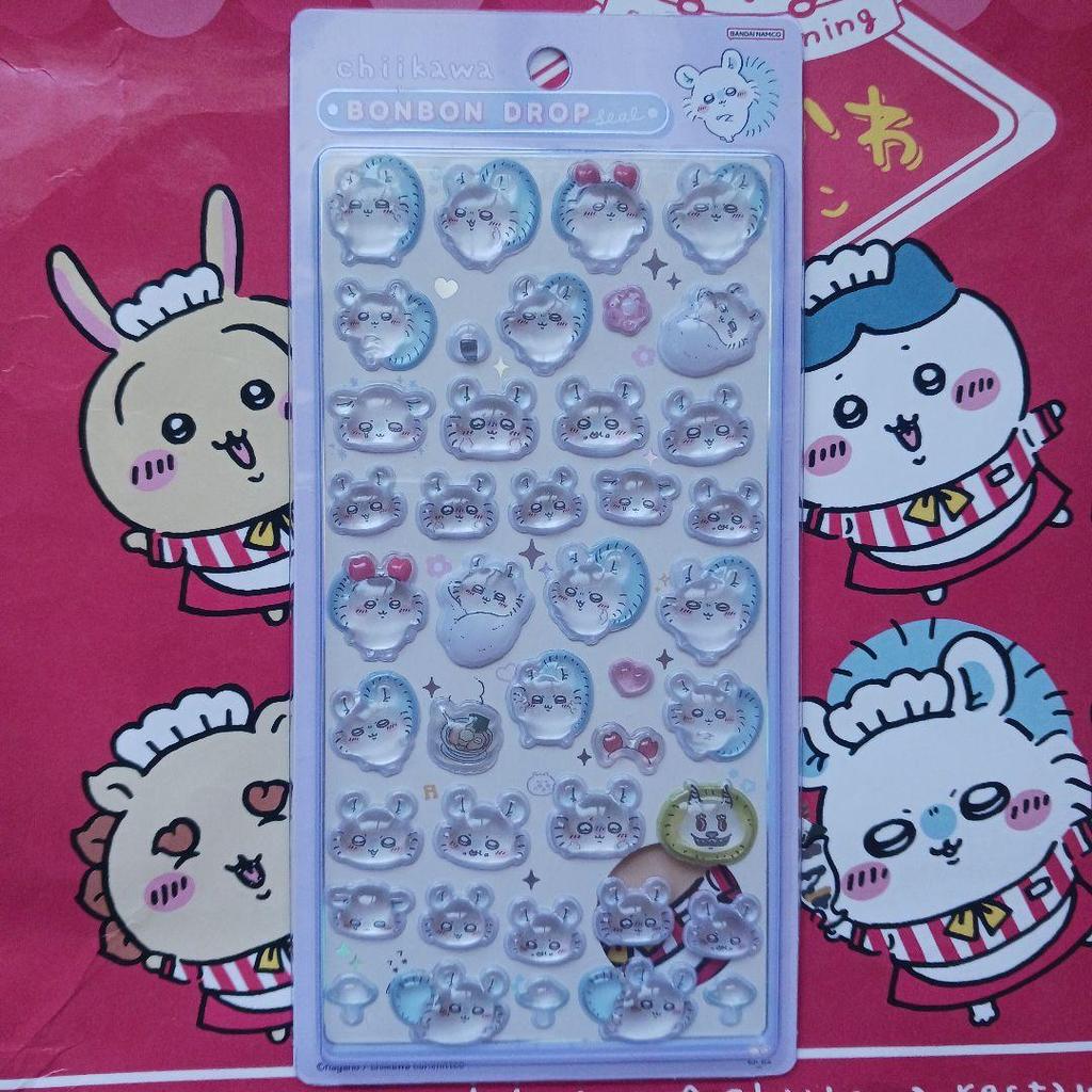 【Direct from Japan】[ใหม่เอี่ยม ไม่เคยใช้งาน] สติ๊กเกอร์ Chiikawa Bonbon Drop - กระรอกบิน【Japan Exclu