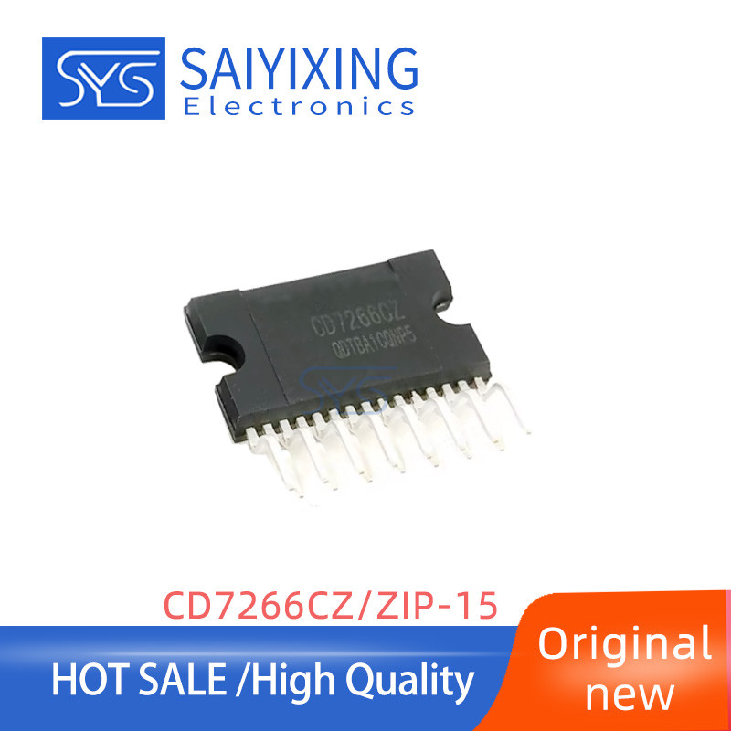 5PCS ใหม่ CD7266CZ ZIP15 Dual Channel Audio Power Amplifier เครื่องเสียงรถยนต์เครื่องขยายเสียง IC