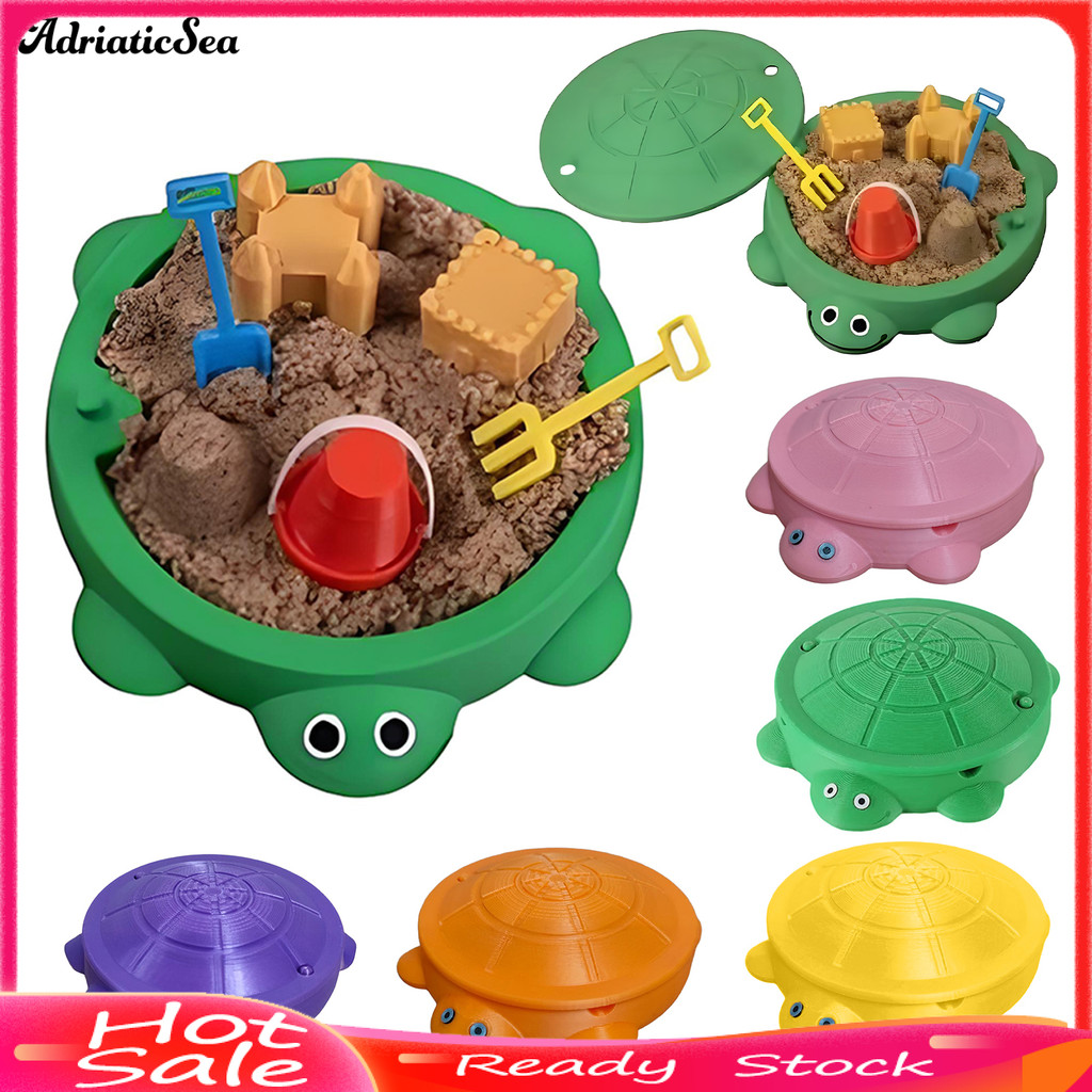 [COD]✰Mini Turtle Sandbox พร้อมเครื่องมือ Fidget โต๊ะของเล่นสําหรับความเครียดบรรเทา Mini Zen Garden 