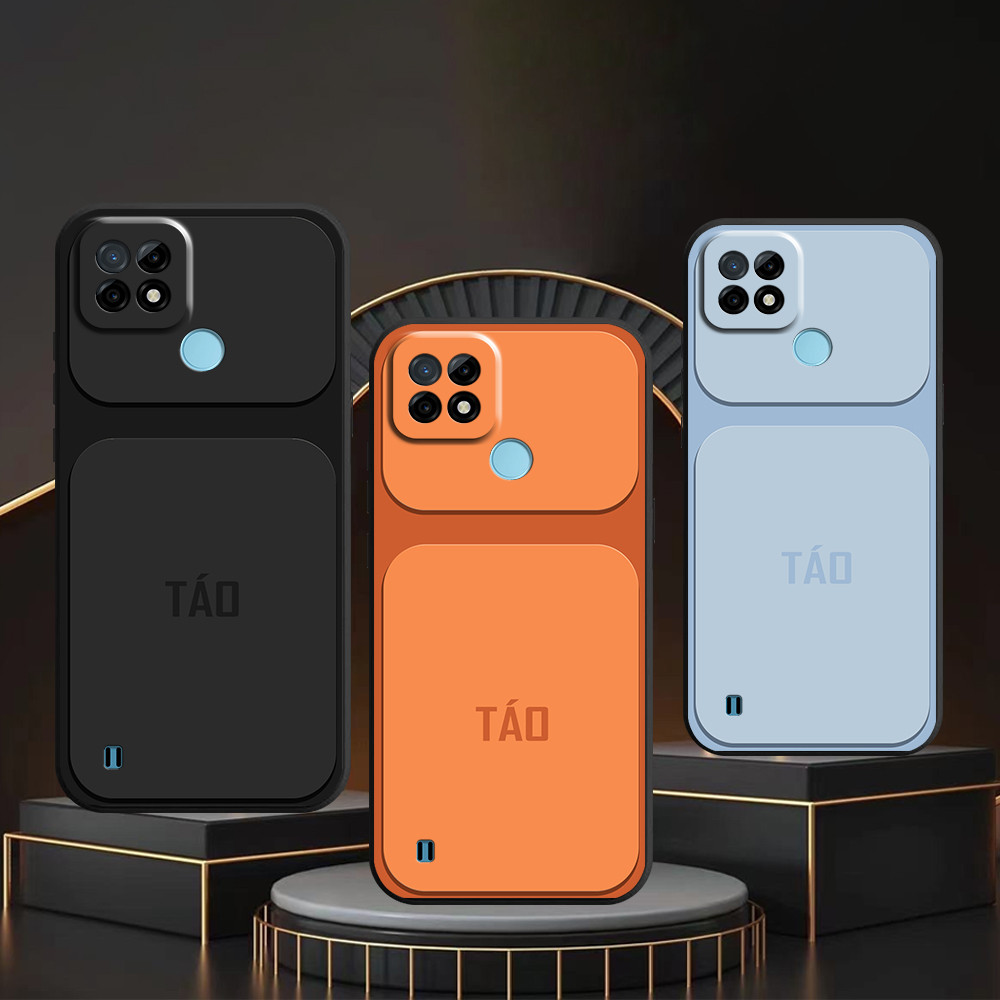 เคส Realme C21 / C21Y / C25 / C25s / C25Y พิมพ์ลายสีพื้นฐาน