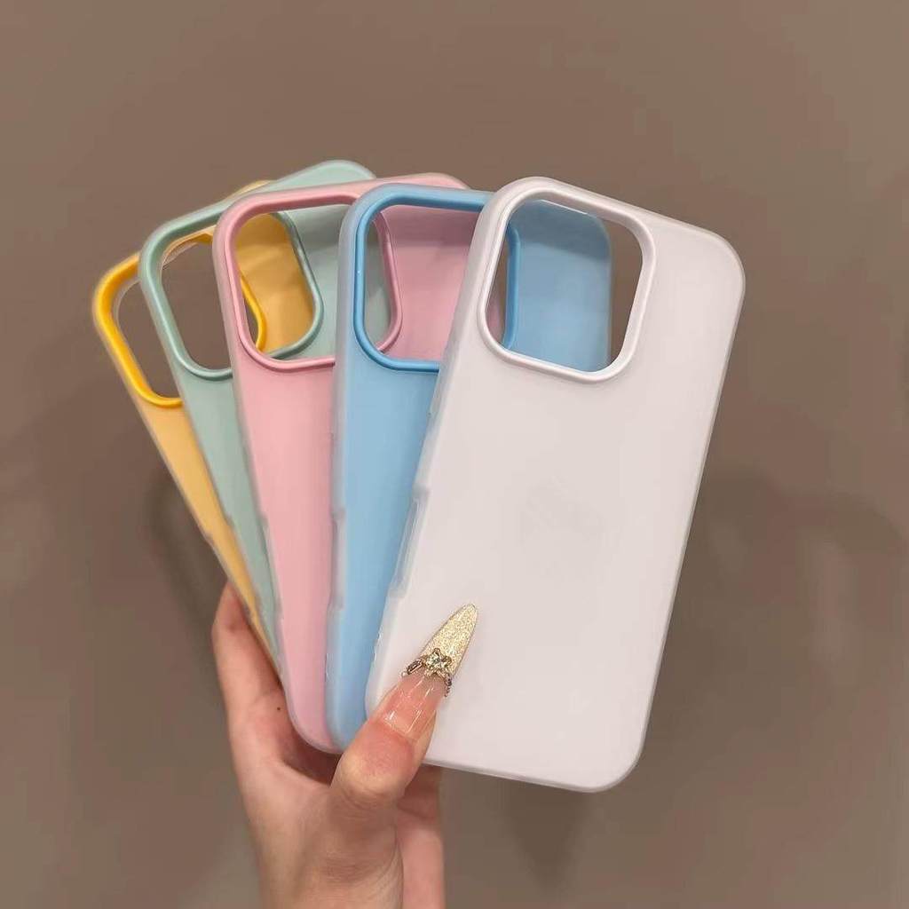Jelly Color 2 In 1 Luxury ล่าสุด 2025 เคส Iphone 17 Pro Max 16 Pro Max 15 14 13 11 12 Pro 16 Plus Gd