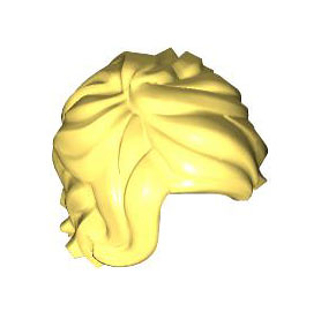 Brick2cube Part - Minifigure, Hair Mid-Length Tousled with Side Part - 25409