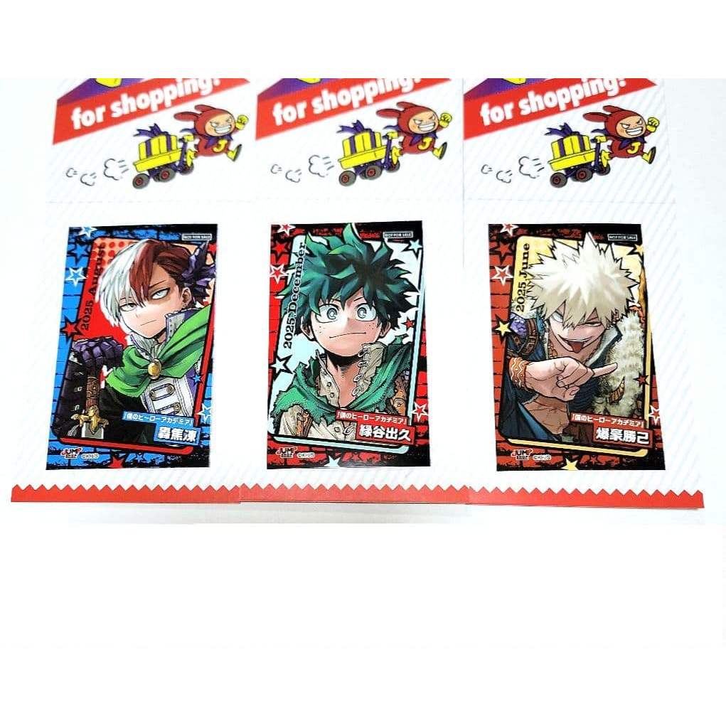【Direct from Japan】②a. My Hero Academia Midoriya, Bakugo, Todoroki Mini Bromide Jump Shop Top Ten【Ja