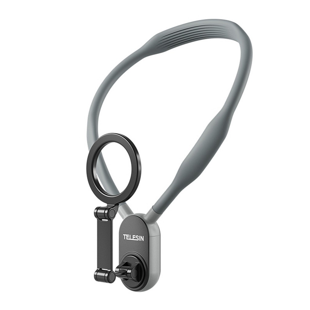 [2026 ใหม่]TELESIN MNM-001 ที่วางโทรศัพท์แบบคล้องคอพร้อม Magnetic Quick Release Multi-angle Adjustab