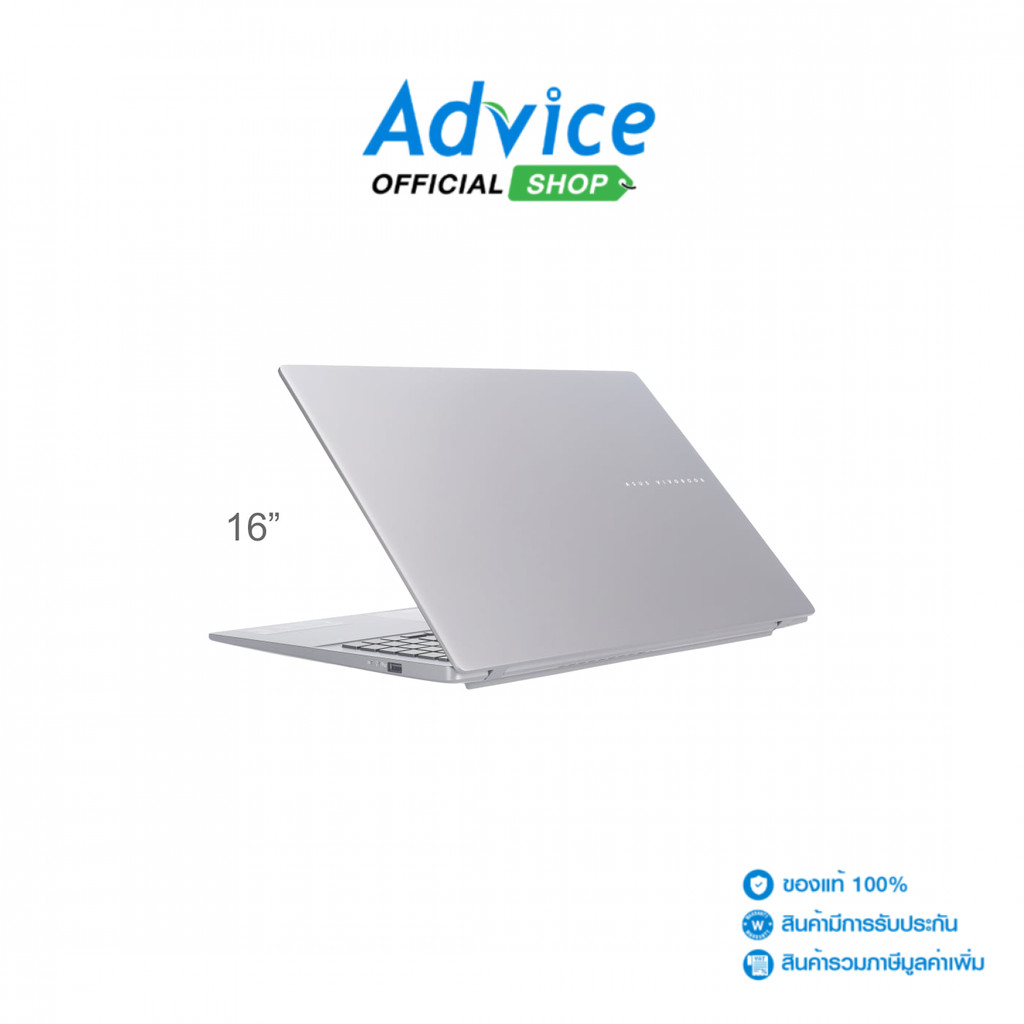 Asus Notebook (โน๊ตบุ๊ค) Vivobook S16 S3607CA-OLED788WA (Matte Gray) - A0179174