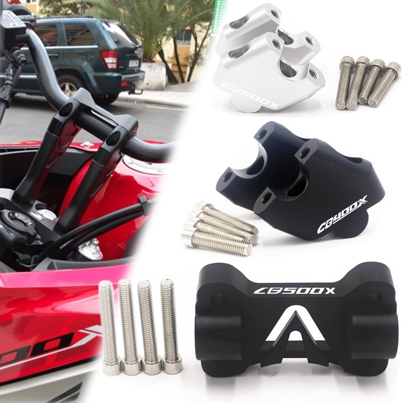 รถจักรยานยนต์ CB400X Handlebar Riser บาร์ Clamp handle bar Risers อุปกรณ์เสริมสําหรับ Honda CB400X C