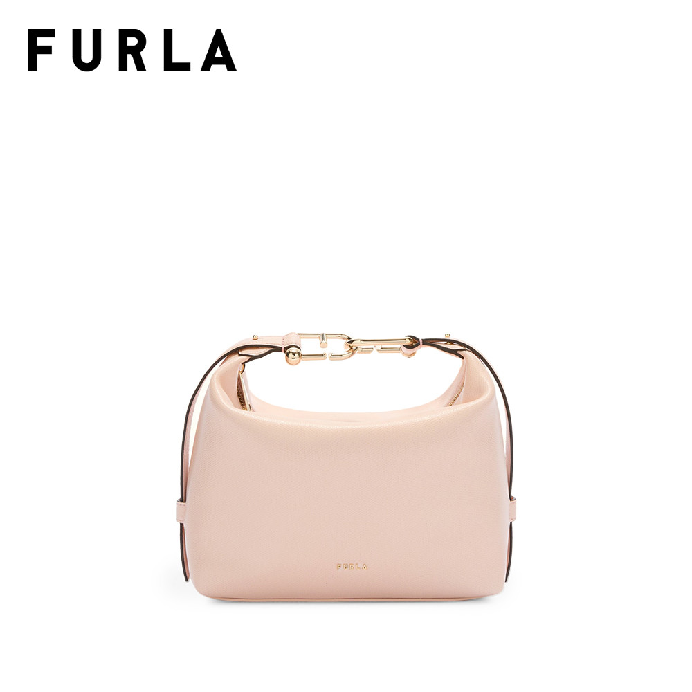 FURLA กระเป๋าสะพายผู้หญิง รุ่น TONIE MINI HOBO สี DUSTY PINK