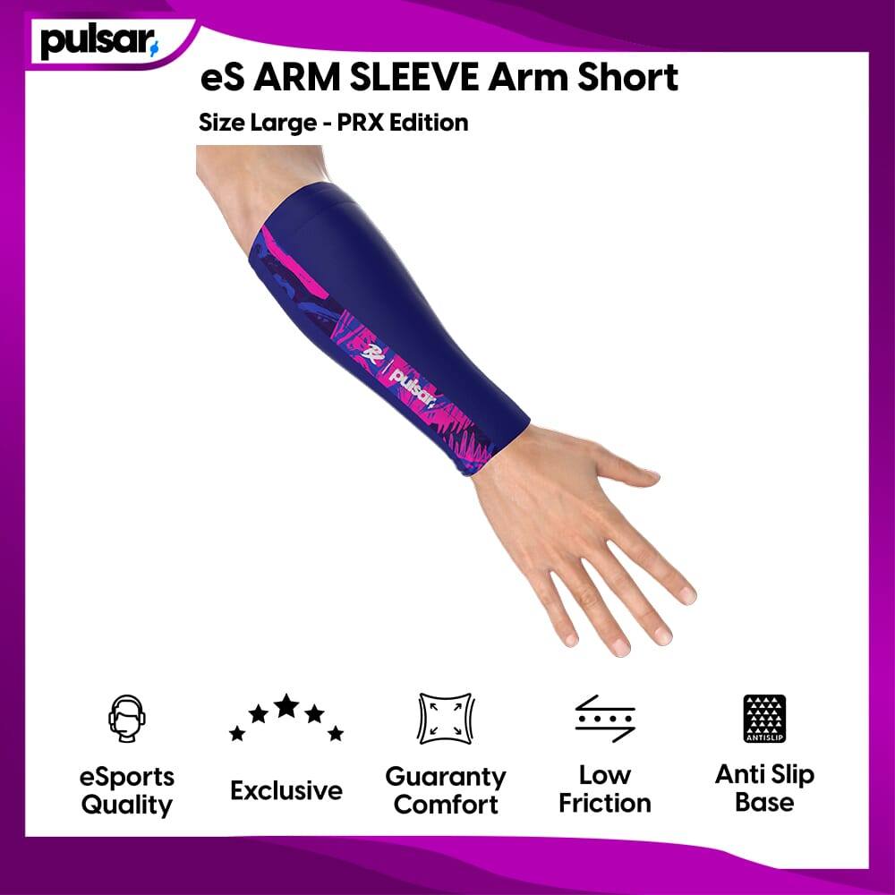 Pulsar เมาส์สําหรับเล่นเกมอุปกรณ์เสริม eS ARM SLEEVE แขนสั้นขนาดใหญ่ PRX Edition สบายไม่มีรอยต่อ Fit