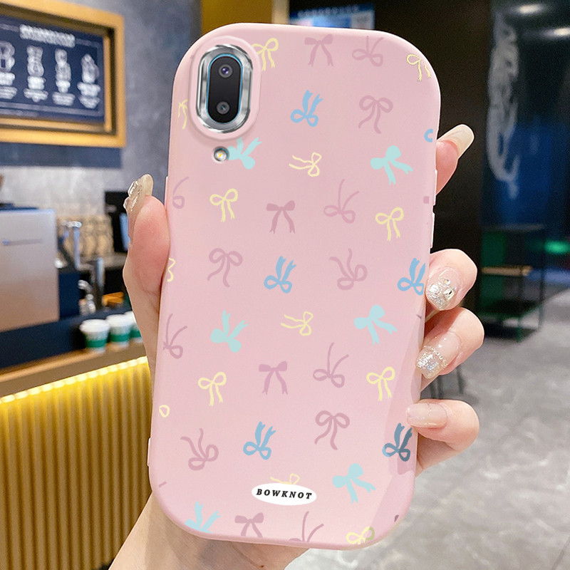 เคสสำหรับ Samsung Galaxy A02 M02 เคสโทรศัพท์กระต่ายยูนิคอร์นกุทัณฑ์กันกระแทกกลมและอ้วน