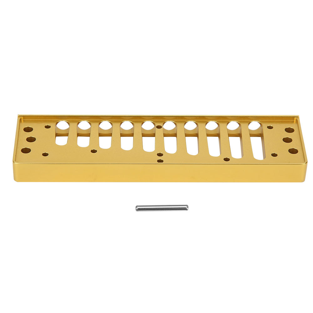 ในสต็อก Harmonica หวี 10 หลุม Blues Harp Part สําหรับ HOHNER SP20 อลูมิเนียม AccessoryGold